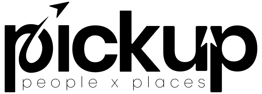 pickup logo all black